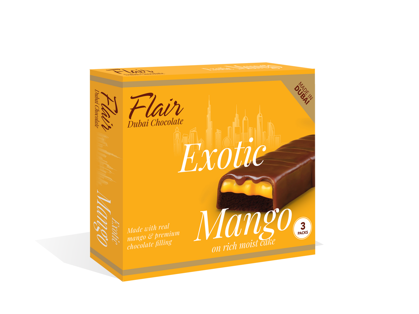 Flair Cake Bar Mango 24g (Box of 3)