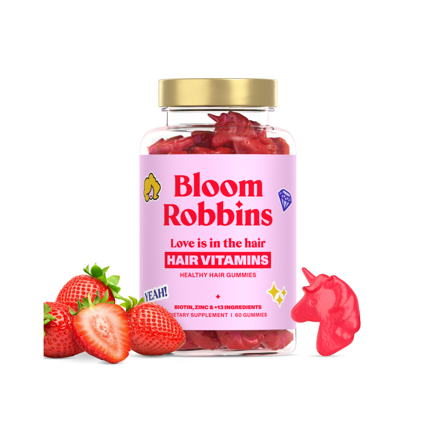 Bloom Robbins Hair Vitamin Gummies