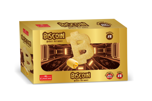 Biscoin Shortbread Cookie 100% Butter 12pc/box - 300gm