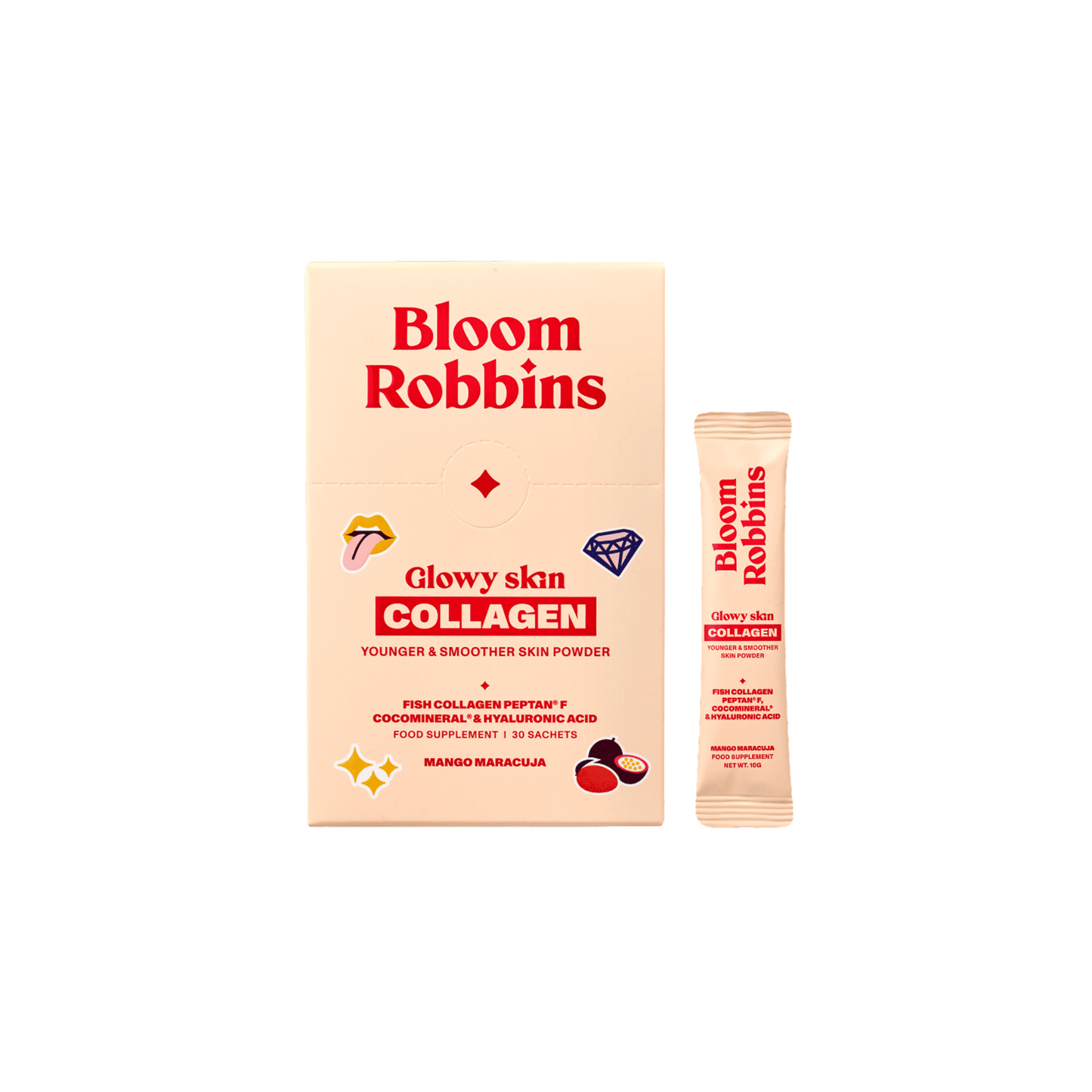 Bloom Robbins Glowy Skin Collagen Drink
