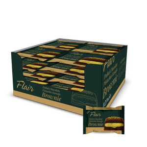 Flair Dubai Chocolate Pistachio Kunafa Brownie - 50gm (Box of 12)