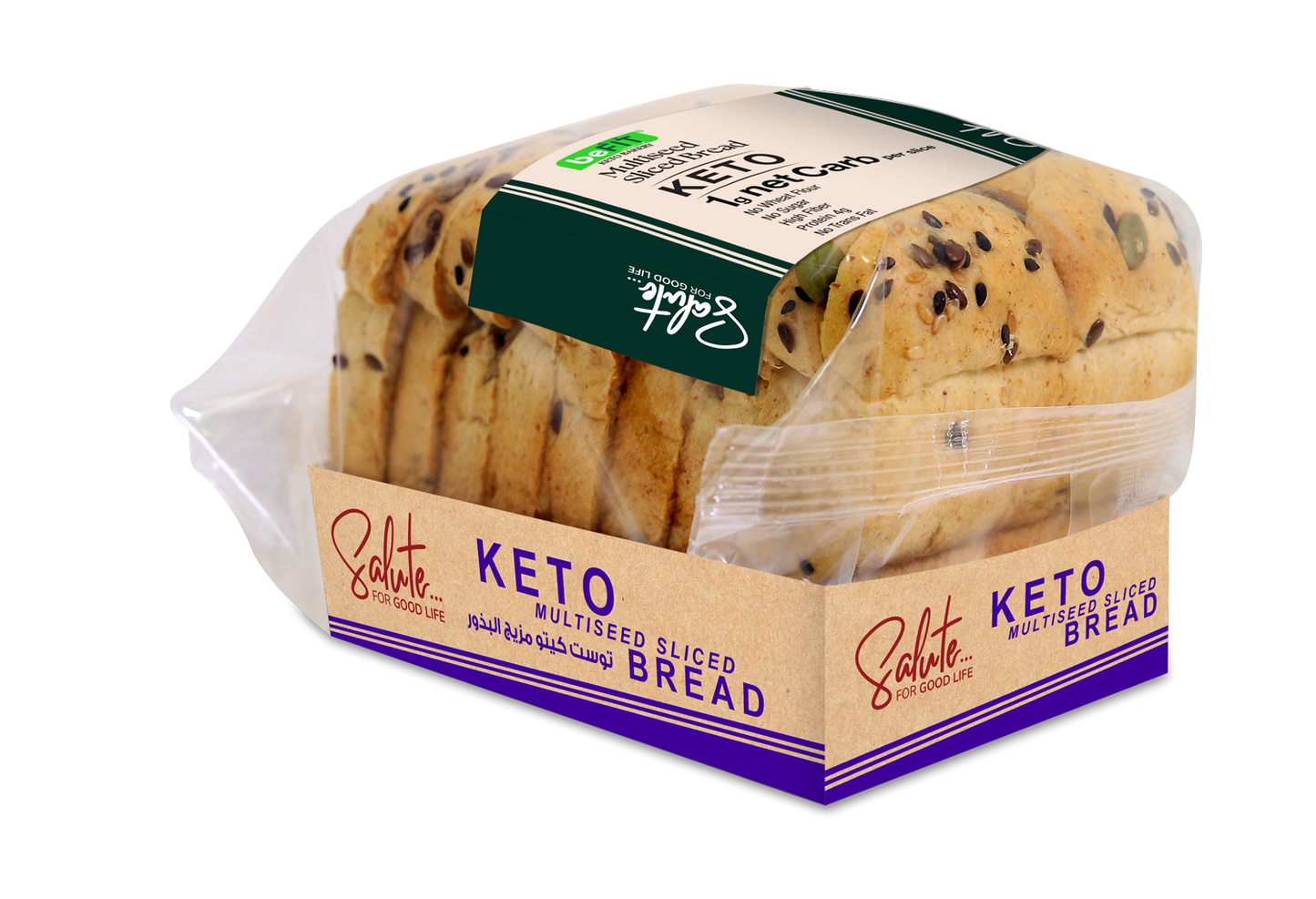 Befit Keto Multiseed Sliced Bread 250gm