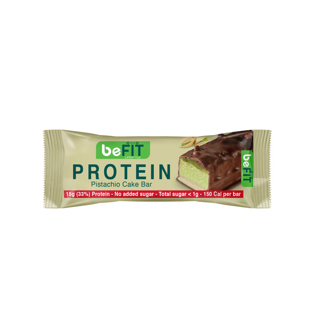 beFIT Protein Cake Bar Pistachio - 3pcs Box (135gm)