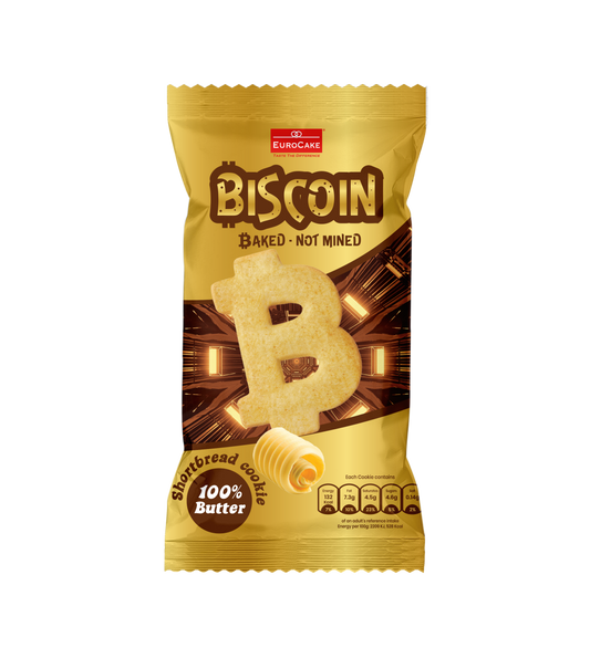 Biscoin Shortbread Cookie 100% Butter 25gm