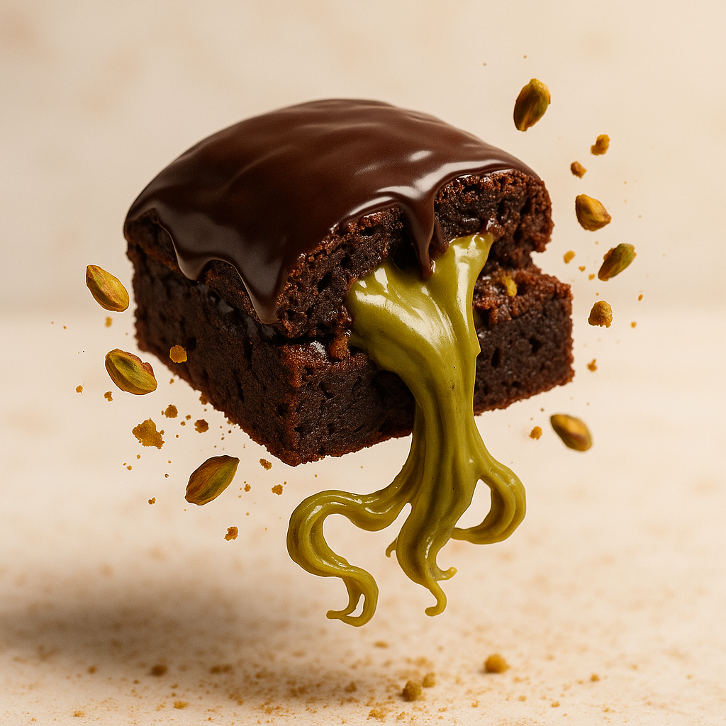Flair Dubai Chocolate Pistachio Kunafa Brownie - 50gm