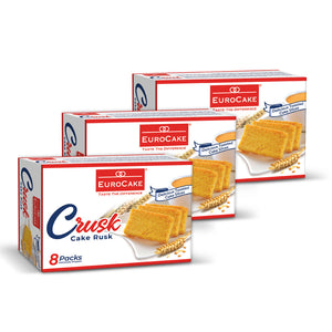 Eurocake Cake Rusk pack of 3