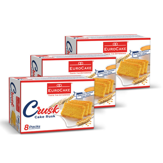 Eurocake Cake Rusk pack of 3