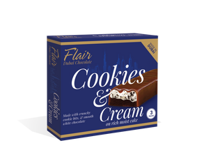 Flair Cake Bar Cookies & Cream 24g (Box of 3)