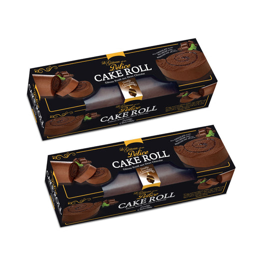 Delice Double Chocolate Cake Roll - Pack of 2 (320gm)