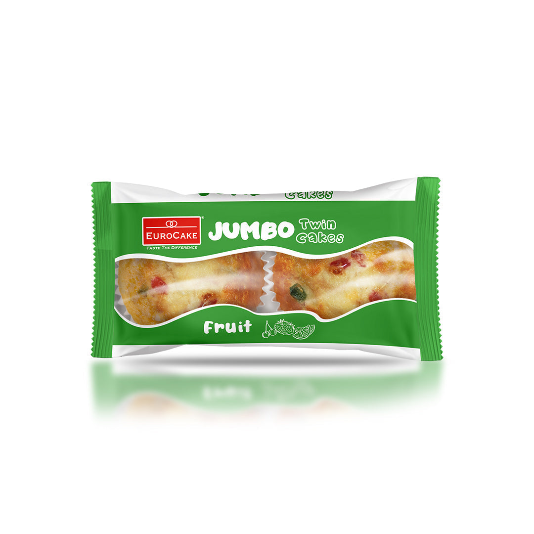 Eurocake Jumbo Twin Cake Fruit 24pc Tray