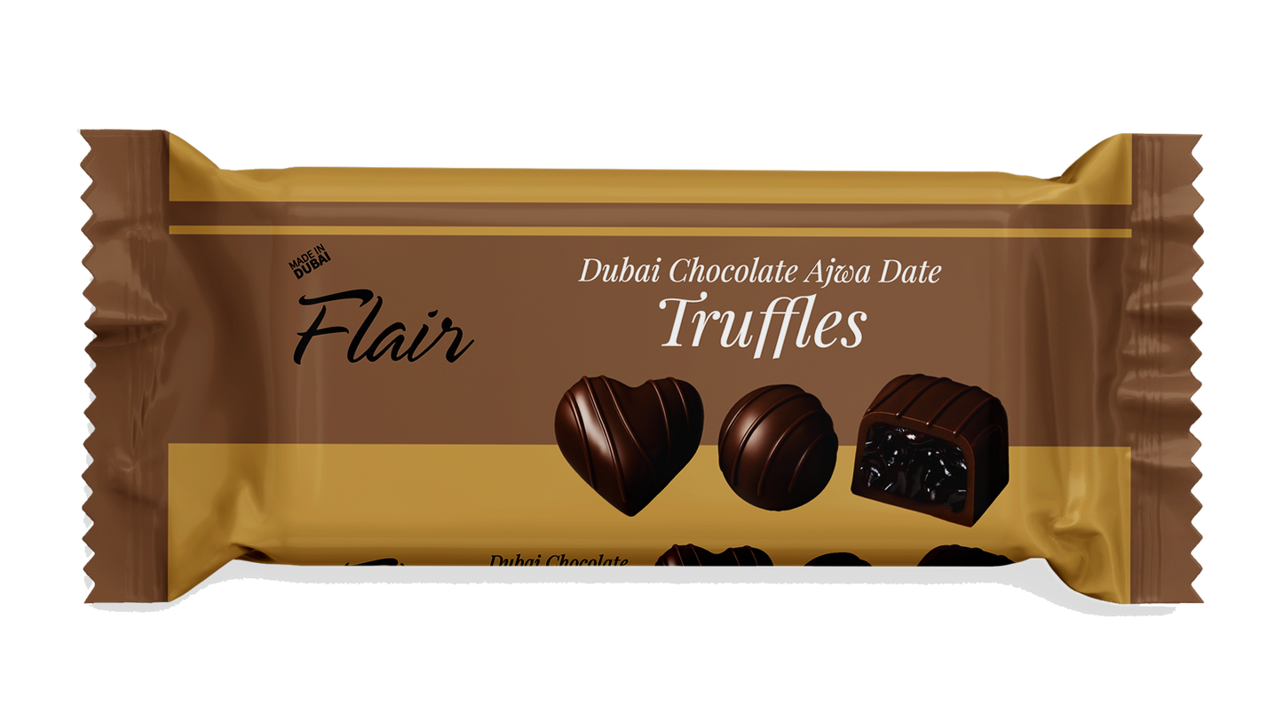 Flair Dubai Chocolate Ajwa Dates Truffles 45g
