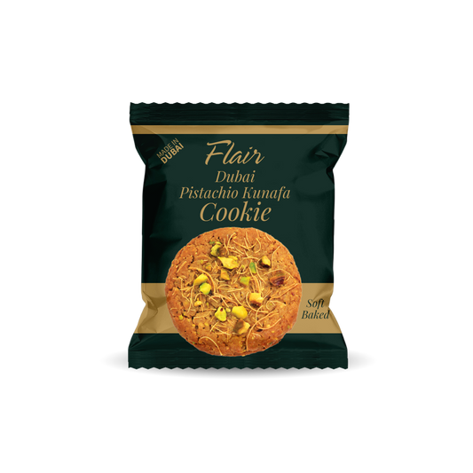 Flair Dubai Pistachio Kunafa Cookie - 4pcs Pack (120gm)