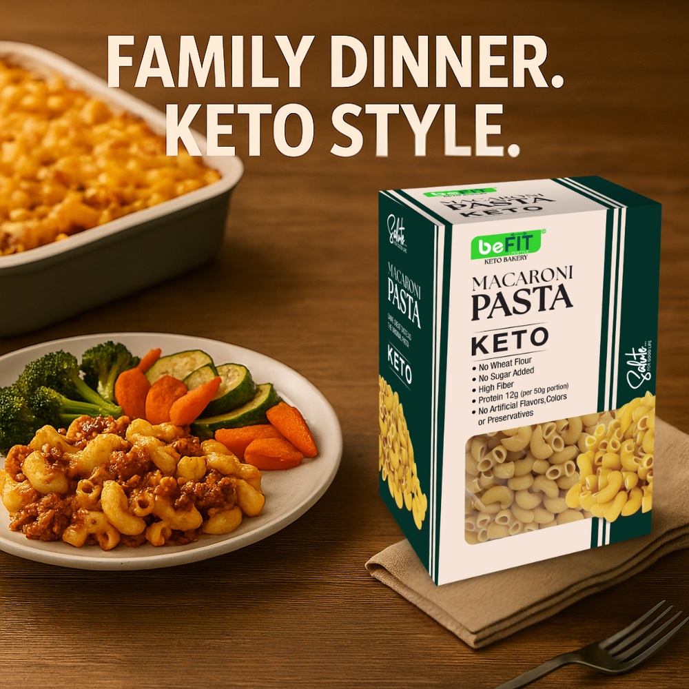 Befit Macaroni Keto Pasta - Pack of 2 - 400gm
