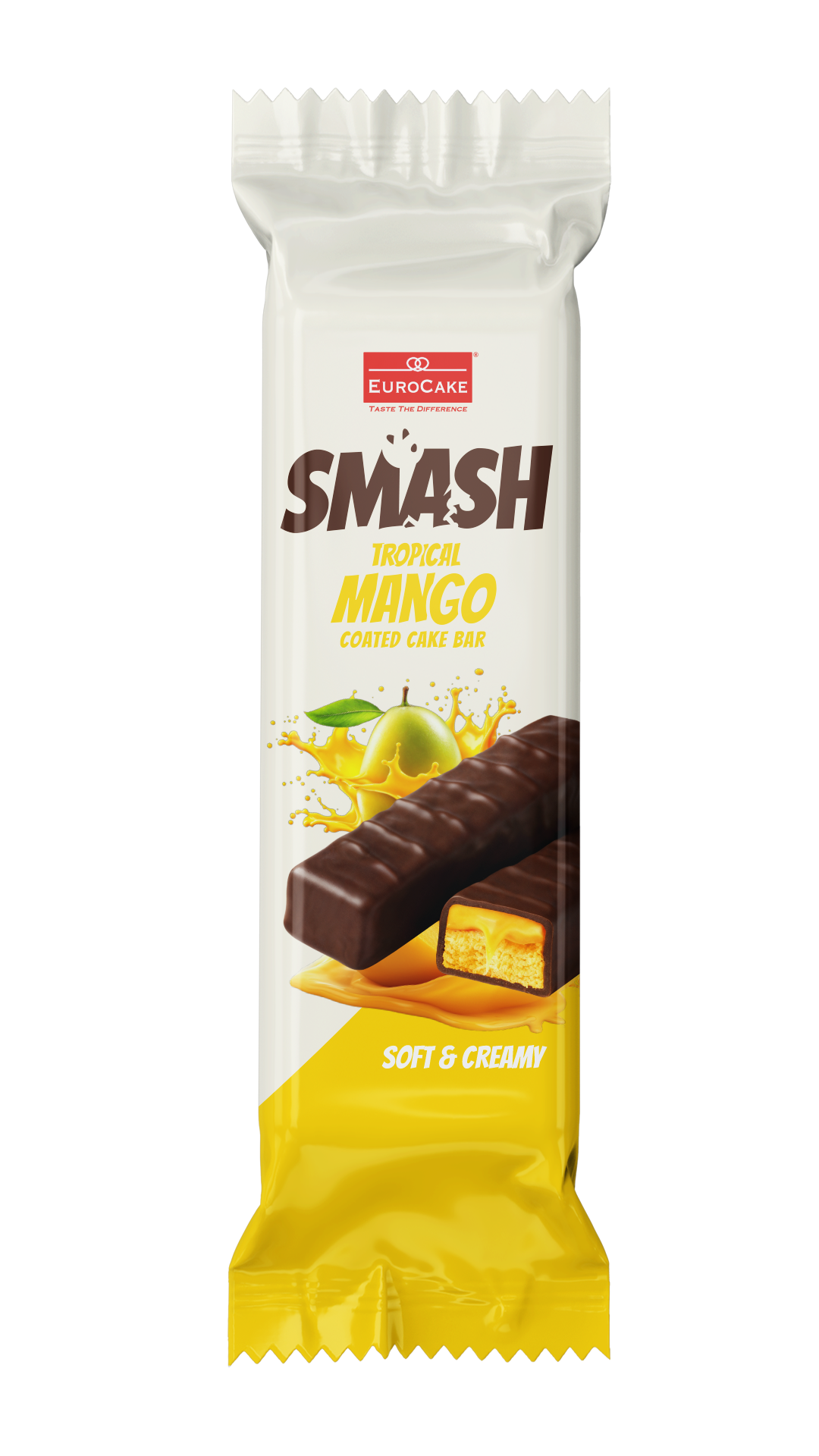Smash Tropical Mango Coated Cake Bar 5pc/pack - 140gm