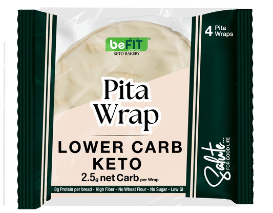 BeFit Pita Wrap Lower Carb Keto 240gm