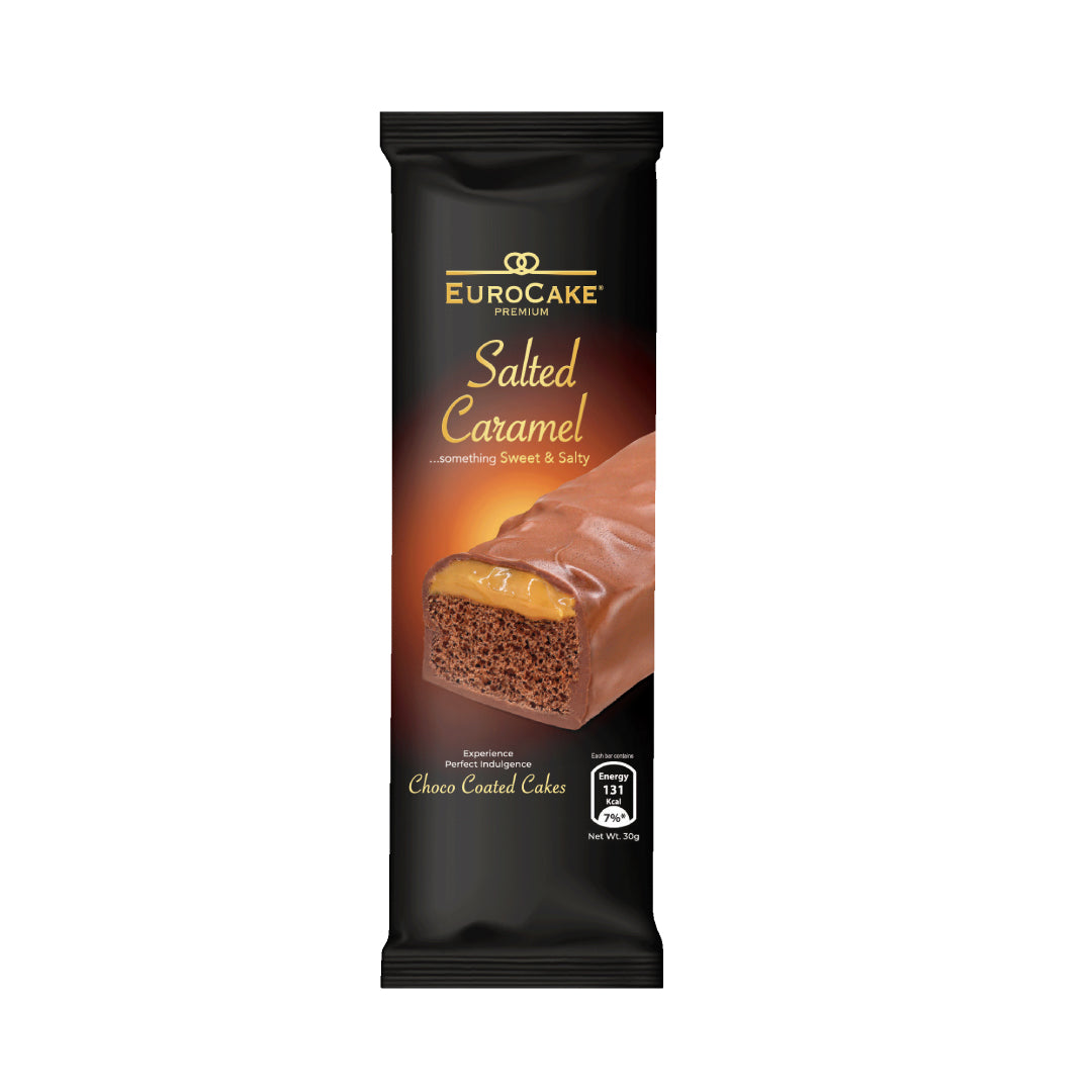 Eurocake Choco Coated Cake - Salted Caramel